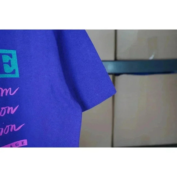 90s Positive Message Graphic Art T-Shirt Men's Large - Picture 4 of 5